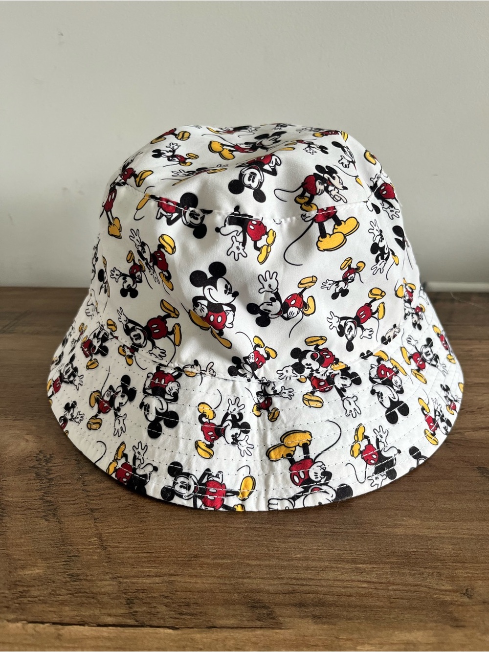 Reversible Mickey Mouse Graphic Bucket Hat
